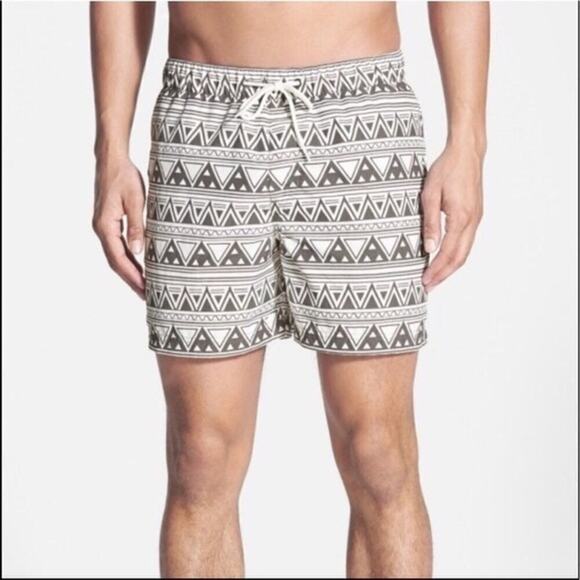 The Rail Aztek Pattern Swim Shorts M - Picture 1 of 4